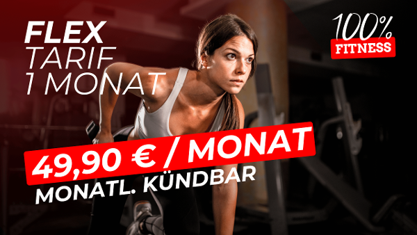 100% Fitness mtl. kündbar