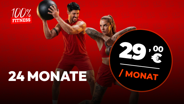 100% Fitness 24 Monate