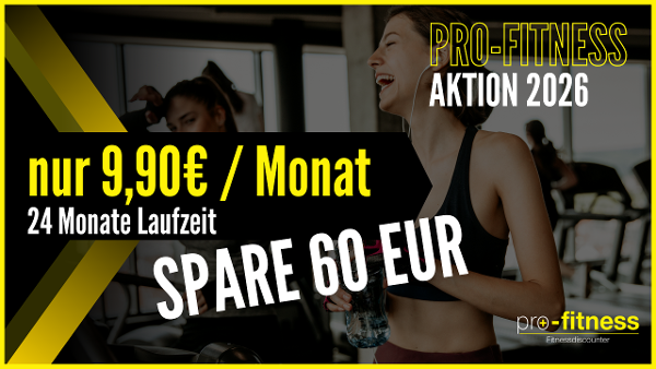 Fitness 2026 - 24 Monate monatliche Abbuchung